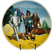 Wizard Of Oz We’re Off To See The Wizard Collector Big 10 1/8” Plate COA Signed