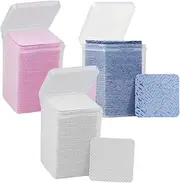 PAMINGONO Salon Grade Lash Glue Cleaning Pads 600 Sheets Glue Bottle Cleaning Wiper for Manicure Nail Art