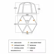 Vango Hexaway Groundsheet Protector GP004 Fits All Versions inc Vango Air Hub