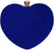 [Aisi] Mily Heart Shape Clutch Bag Messenger Shoulder Handbag Tote Evening Bag Purse