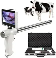 Visual Cattle Artificial Insemination Gun Kit, Professional Artificial Insemination AI Gun with Visual LCD Screen for Horse Cow Cattle, Easy Monitoring & Adjust(Dog/Pig/Sheep)