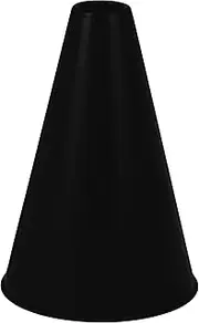 Amscan Sports Party Noisemakers Plastic Megaphone, Black