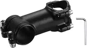sourcing map 31.8mm Bike Stem 7 Degree 70mm Aluminum Alloy Bicycle Handlebar Stem with Hex Wrench for Mountain Road Bike BMX MTB Cycling, Black