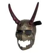 Handmade halloween mask satan devil adjustable strap