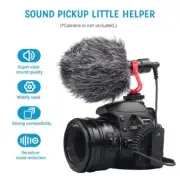 Video Condenser Cardioid Microphone For Smartphones Camcorders DSLR Battery-Free