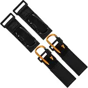 BESPORTBLE 4Pcs Non Slip Stroller Clips for Shopping Bags and Nursery Accessories Secure Grip Hooks with Straps Versatile Pushchair Carabiner for