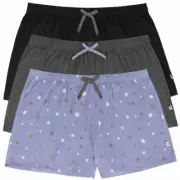Jane & Bleecker SLEEP SHORT Set Of 3 Mix Match Color BLACK New Free Ship LARGE