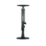 Cycle Bike Track Pump With Gauge Airtrack Lite Dual Head Presta Schrader Valve