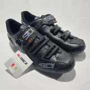 New Sidi Alba 2 Size Euro 47 US 11.9 Road Cycling Shoes Black Free Shipping