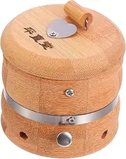 Bamboo Moxa Moxibustion Box Portable Moxa Scraping Cup for Therapy Durable and Easy to Use for Home Treatment and Relaxation Burning Tool