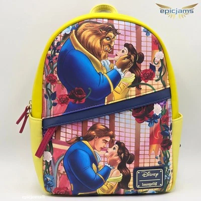 Loungefly Disney Beauty and the Beast Ballroom Transformation Mini Backpack New