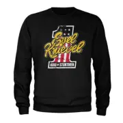 Evel knievel King Of Stuntmen Sweatshirt Black SIZE S