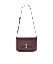 Saint Laurent Solferino Medium Satchel Bag One size Cabernet Sauvignon red