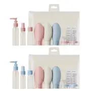 12Pcs Travel Refillable Bottle Portable Silicone Empty Sub-bottling Tool