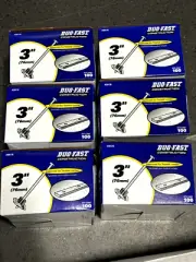 6 Boxes Duo-Fast 3" Washer Drive Pins Galvanized For ACQ Fits Hilti Ramset