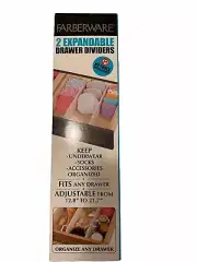 Farberware 2 Expandable Drawer Dividers DIY Storage Organizer NEW Free Shipping