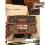 LV LOUIS VUITTON DAUPHINE WOC 鏈條 拼色 郵差包 肩背 斜背 M68746