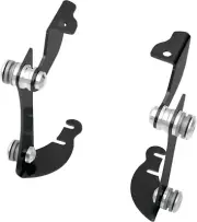 Memphis Shades Trigger-Lock Mount Kit for Batwing Fairing Black MEM8990