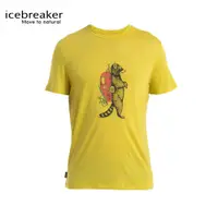 在飛比找蝦皮商城優惠-【Icebreaker 男 Core 圓領短袖上衣(浣熊探險