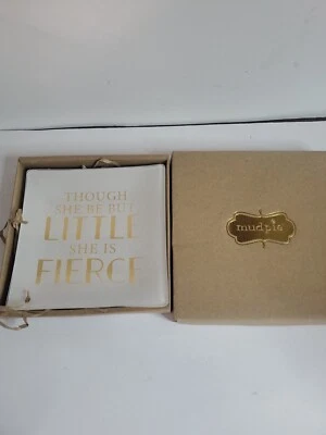 Mud Pie Fierce Trinket Tray/Dish Motivational