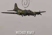 WWII B-17 Bomber Flying Fortress USAF Memphis Belle Aircraft Christmas Ornament