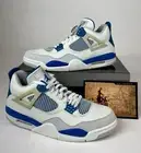 New Men's US 11 Air Jordan 4 Retro 2006 Military Blue 308497 141