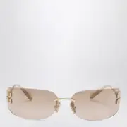 [Miu Miu] Miu Miu Logo sunglasses One size Metal