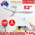 52inch Ceiling Fan with Light Remote 3 Blades 1300mm Energy-Efficient DC Motor