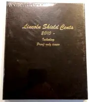 NEW Dansco 8104 Lincoln Shield Cents 2010- with Proofs Supreme Coin Album