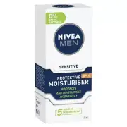 Nivea For Men Face Care Sensitive Moisturiser 75ML Alcohol Free