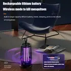 1200mAh Bug Zapper Rechargeable Electric Mosquito Killer Lamp (Black) AU