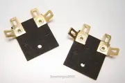 Pair of Fiber Board Woofer Terminal / Speaker Part / .25 Gold Spade / FBT12
