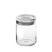 Guzzini Kitchen Active Design 1L/16.5cm Container Glass Storage Jar L Sky Grey