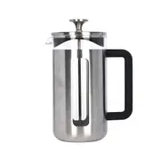 La Cafetiere Pisa 8-Cup 1L Brushed Stainless Steel/Glass Coffee French Press SLV