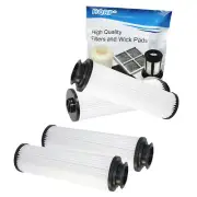 4-Pack HQRP Filter For Hoover EmPower, Turbopower, Turbo 4600, UH60000W, UH60000