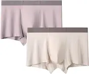 [Maiyifu-GJ] 2 Pack Men's Boxer Briefs Underwear Soft Breathable Stretch Underpants for Men Comfortable Moisture-Wicking Trunks, Color35, 3X-Large, Color35, 3X-Large