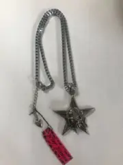 Betsey Johnson Skull/Star Pendant with Necklace/Pin new tags