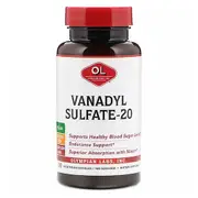 Olympian Labs Vanadyl Sulfate,20 mg ,with Niacin 100 caps (Pack of 1)