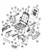 Genuine Mopar 2011-2016 Chrysler Town & Country Seat Riser Shield 1UR81HL5AA (for: Chrysler)