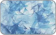 Amooorous Blue Translucency Summer Cooling pet mat Self Cooling cat Blanket for Chihuahua Outside Waterproof tapete Frio para Perros M