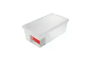 24 x Stack-able Plastic Storage Boxes 6L with Lid Storage Containers Tubs Bins Food Safe