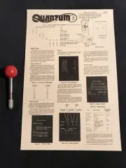 ATARI Quantum Upright Backdoor Sheet New Atari Part ST-221-01 1st Printing