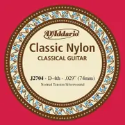 D'Addario J2704 Student Nylon Classical Guitar Single String, Normal Tension, Fourth String