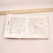Ceiling or Sidewall Register - Damaged - Slightly Bent Edges And Vent Fins