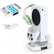 Ultimate Cooling MENEEA Cooling Stand with Charger and Headset Hook for X-box Series S