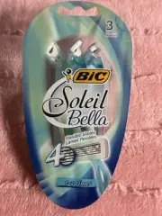 BIC Soleil BELLA Disposables Razors 3 PACK Moisture Strip w/Coconut Milk