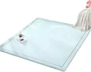 Coral Velvet Carpets for Living Room Solid Color Child Baby Play Floor Mat Thickness Fleece Mattress Bedroom Rug(Blue,200cmx300cm)