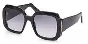 GCDS GD0015 01B Men's Sunglasses Black Size 57