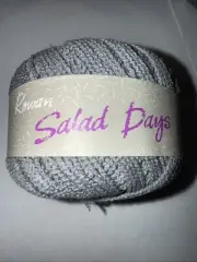 Rowan Yarn SALAD DAYS - #565 Grey - 50g, 180m 100% made in England