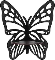 Wooden Butterfly Shelf Crystal Display Stand Wall Decor for Living Room Bedroom